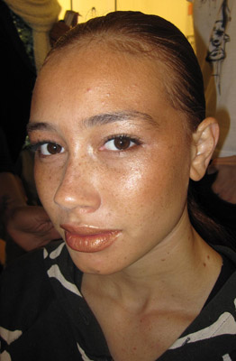 Makeup at LaQuan Smith 2010 Fall New York Fashion Week