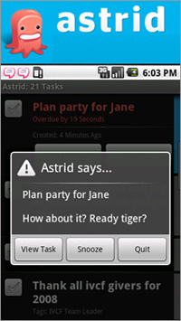 Astrid App For Android Phones Keeps You Organized