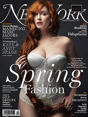 Mad Men Actress Christina Hendricks Covers New York Magazine: Hurt by the Scrutiny Over Her Body
