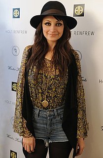 Nicole Richie Wearing Bohemian Blouse in Canada