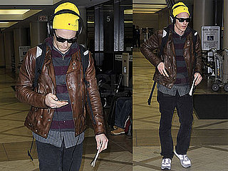 Photos of James Franco, Who's Film The Feast of Stephen Won Best Short Film at The Berlin Film Festival, Arriving at LAX