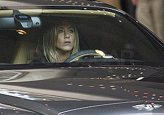 Photos of Jennifer Aniston Driving Her Bentley in LA