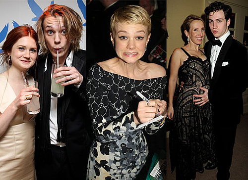Photos of All the Celebs at the 2010 BAFTA Awards Afterparties Including Bonnie Wright, Jamie Campbell Bower, Carey Mulligan