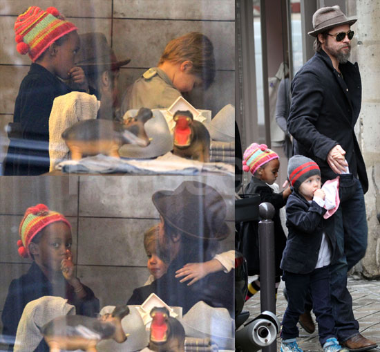 Photos of Brad, Shi and Z