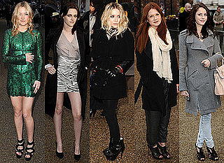 Photos of Celebrities at the Burberry Autumn Show in London