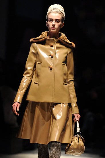 Miuccia Prada Flies Victoria's Secret Models in for Demure Fall 2010 Prada Show Miuccia Prada Flies Victoria's Secret Models in for Demure Fall 2010 Prada Show