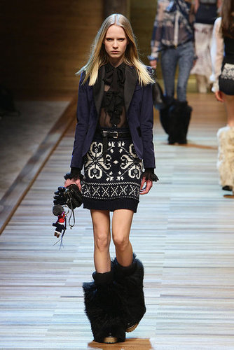 Milan Fashion Week: D&G Fall 2010 Milan Fashion Week: D&G Fall 2010