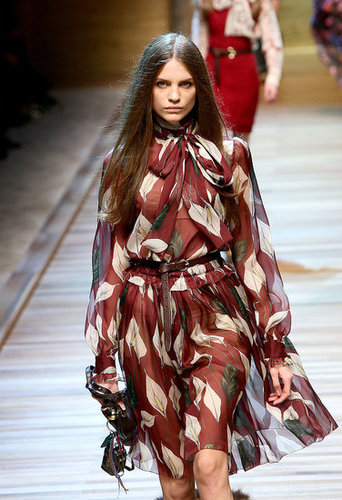 Milan Fashion Week: D&G Fall 2010 Milan Fashion Week: D&G Fall 2010