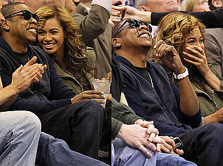 Photos of Beyonce and Jay-Z at a Lakers Game 2010-02-25 08:15:00