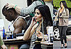 Photos of Kim Kardashian and Reggie Bush at the Nail Salon Together in LA