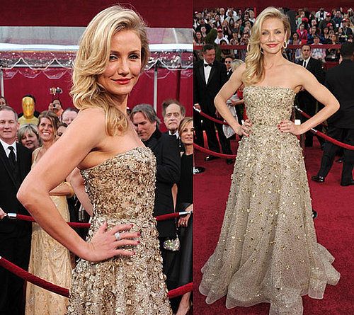 Photos of Cameron Diaz at 2010 Oscars on Red Carpet