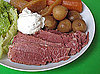 Photo Gallery: Slow-Cooker Corned Beef and Cabbage With Horseradish Cream