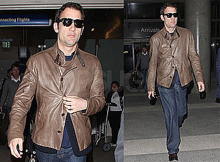 Photos of Clive Owen Arriving at LAX Before the Oscars in LA