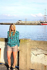 down by the water