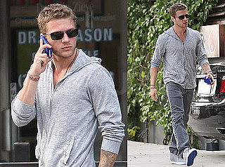 Photos of Ryan Phillippe Talking on the Phone  in LA After His Breakup With Abbie Cornish
