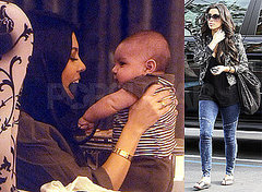 Photos of Kim Kardashian, Kourtney Kardashian and Baby Mason Dash Disick Filming Kourtney and Khloe Take Miami