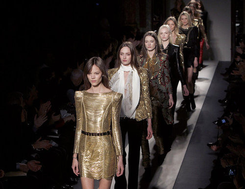 Christophe Decarnin Goes for the Gold with Balmain Fall 2010