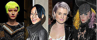 Photos of Celebrities with Crazy Hair Colours Including Amelle and Lady Gaga
