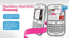 Win a White BlackBerry Bold 9000 From GeekSugar on Twitter! Win a White BlackBerry Bold 9000 From GeekSugar on Twitter!