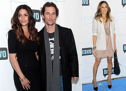 Photos of Matthew McConaughey, Camila Alves and Sarah Jessica Parker at Bravo Upfront Party in NYC 2010-03-11 17:30:33
