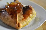 Homemade Cheese Danish with Gooseberry Jam