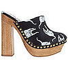 Floral Daisy Print Clogs by Miu Miu for Spring 2010