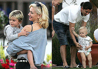 Photos of Gwen Stefani, Gavin Rossdale, Kingston Rossdale, And Zuma Rossdale Together in Palm Springs