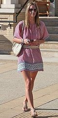 Nicky Hilton in Mosaic Printed Tolani Tunic Shopping in LA Nicky Hilton in Mosaic Printed Tolani Tunic Shopping in LA