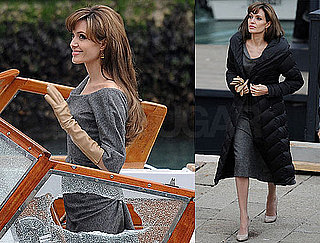 Photos of Angelina Jolie Filming The Tourist in Venice