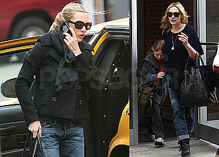 Photos of Kate Winslet With Mia Threapleton in NYC After Announcing Divorce From Sam Mendes