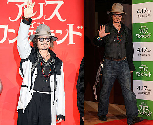 Photos of Johnny Depp And Tim Burton Promoting Alice in Wonderland in Japan 2010-03-22 10:30:00