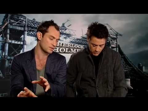 Robert Downey Jr and Jude Law on Sherlock Holmes