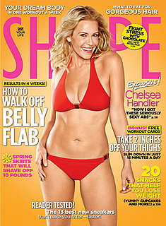 Chelsea Handler on Cover of Shape Magazine April 2010