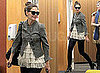 Photos of Katie Holmes Wearing a Ruffled Shirt and Sunglasses in Los Angeles