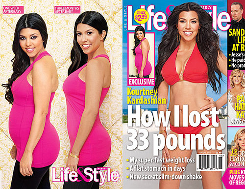 Kourtney Kardashian Covers Life & Style Magazine About Losing the Baby Weight