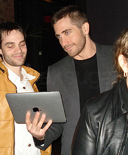 Jake Gyllenhaal With an iPad