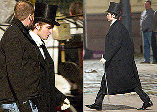 Photos of Robert Pattinson on Bel Ami Set on April Fools Day