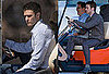 Photos of Justin Timberlake Arriving in a Golf Cart on the Set of Bad Teacher