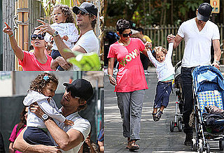 Photos of Halle Berry, Gabriel and Nahla Aubry at the Zoo in Los Angeles