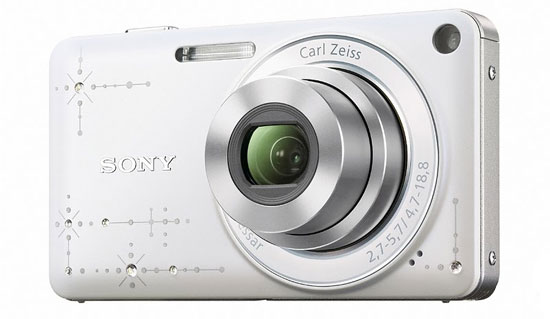 Photos of the Sony Cyber-Shot DSC-W350D Digital Camera