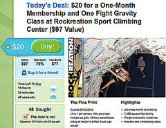 Use Collective Buying Websites Like Groupon to Save on Fitness