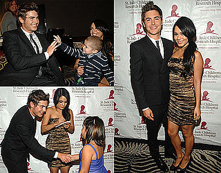 Photos of Zac Efron and Vanessa Hudgens at a St. Jude's Hospital Gala 2010-04-07 15:03:45