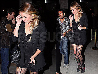 Photos of Lauren Conrad Wearing Black Leaving a Nightclub in Los Angeles