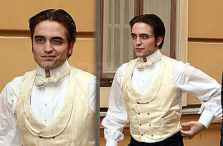 Photos of Twilight's Robert Pattinson Filming Bel Ami With Uma Thurman