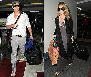 Photos of Twilight Star Kellan Lutz And Girlfriend AnnaLynne McCord at LAX