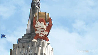 Pixelated Video Game Characters Take Over the World