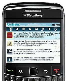 New BlackBerry Twitter App
