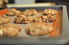 Peanut Butter and Chocolate Oatmeal Cookies