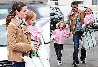 Pictures of Jennifer Garner With Seraphina And Violet in LA