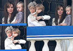 Pictures of Angelina Jolie With Knox, Vivienne, And Jane Pitt in Venice Pictures of Angelina Jolie With Knox, Vivienne, And Jane Pitt in Venice
